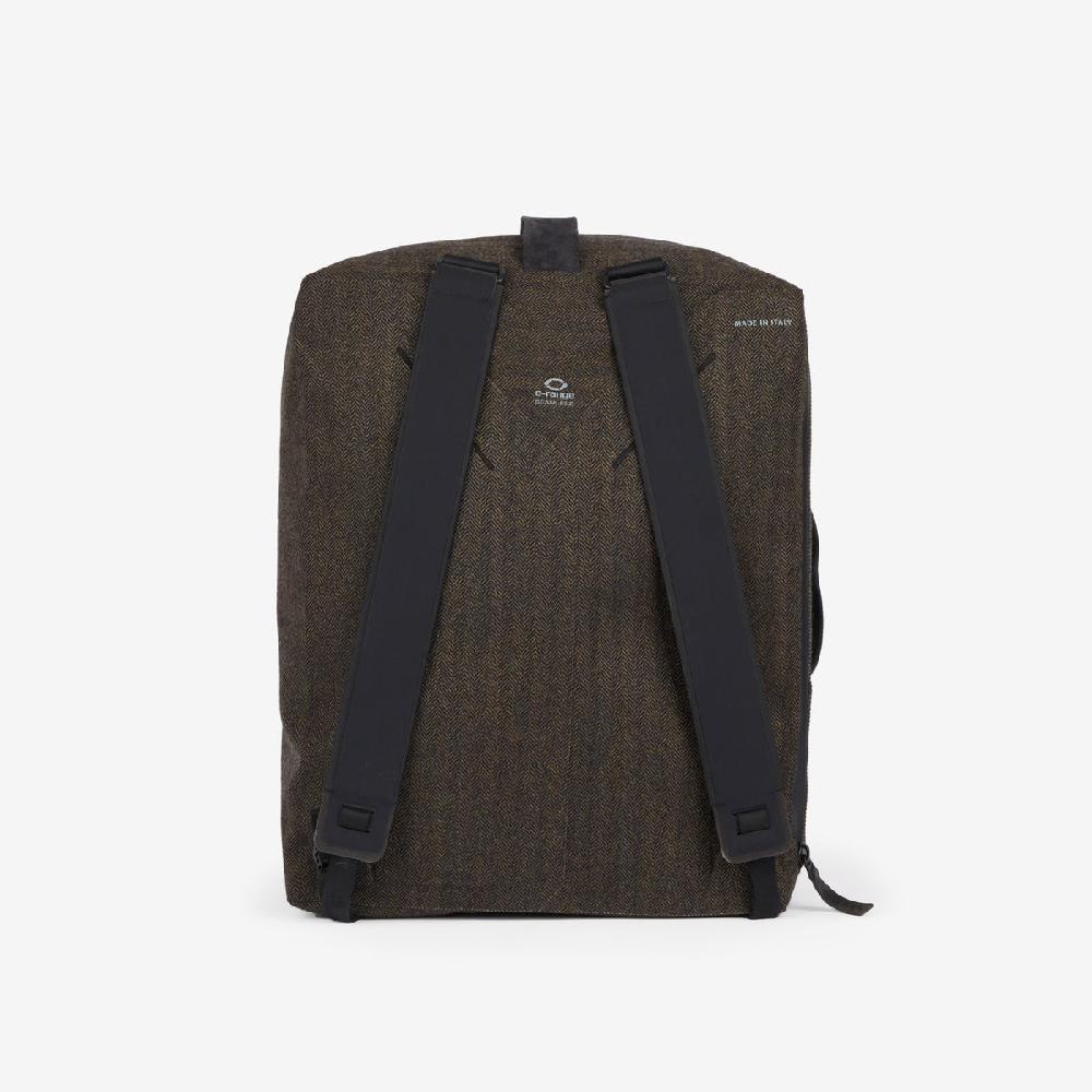 Sease Duffle Or58: zaino elegante spazioso - Marrone noce Vendita Economica