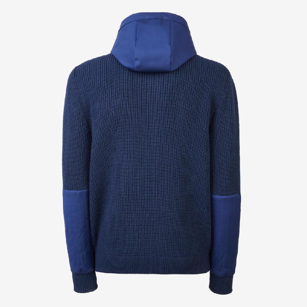 Sease Felpa con cappuccio Full Zip F7 - Blu Navy Convenienza