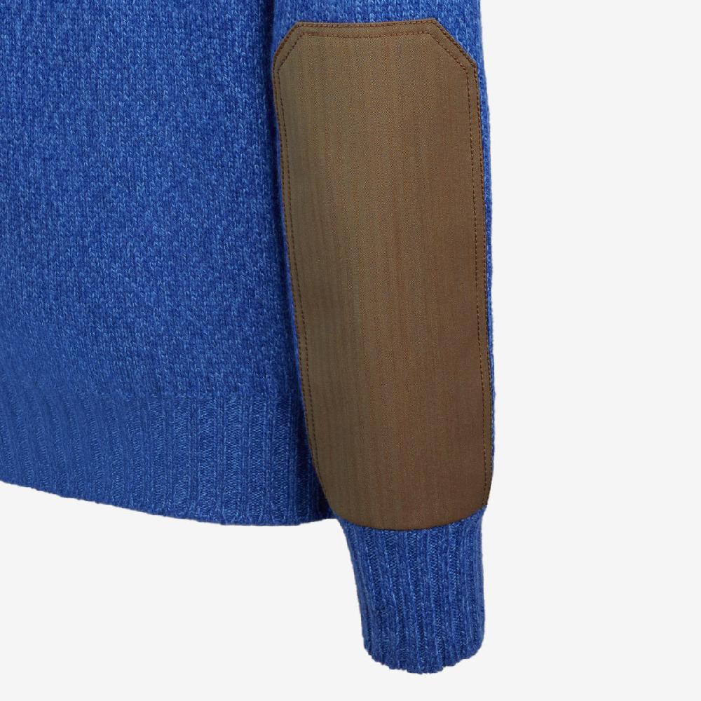 Sease Maglione in cashmere con scollo a V - Blu brillante Soddisfazione Garantita
