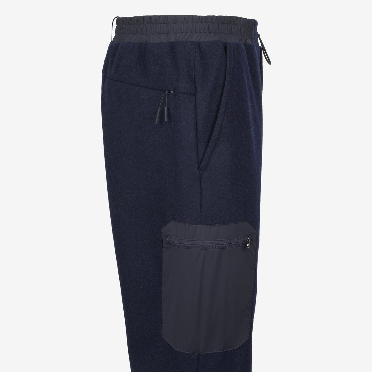 Sease Pantaloni in jersey con coulisse - Blu navy Presa