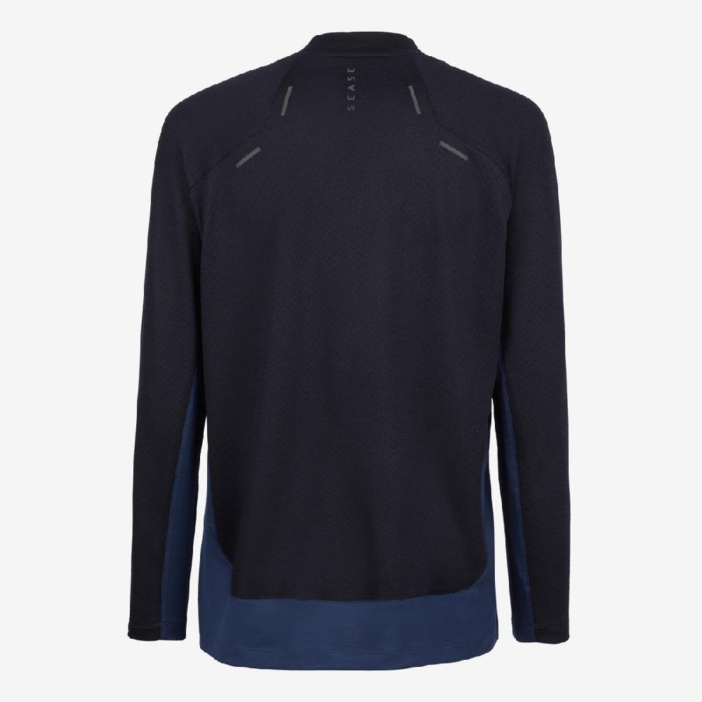 Sease Turtle Net: Maglietta maniche lunghe - Blu notte Online