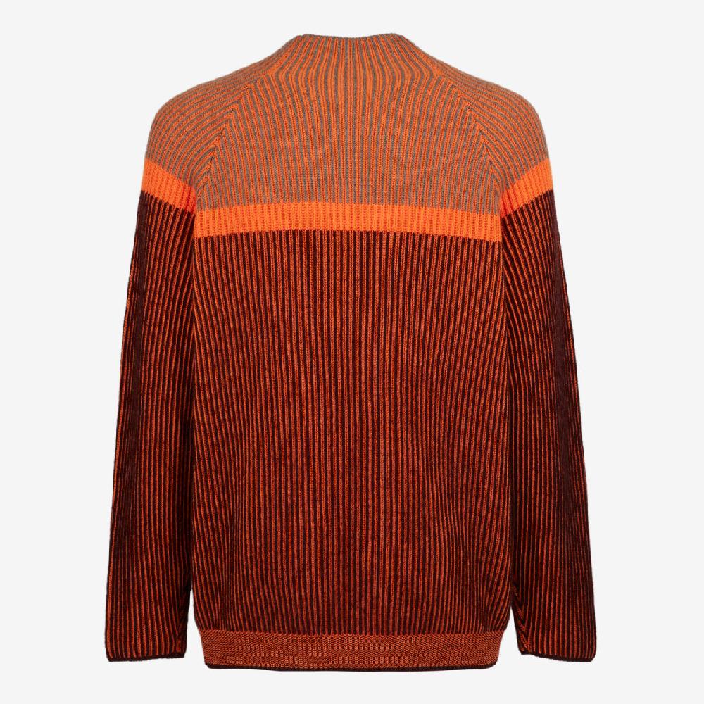 Sease Dinghy Mock: Maglione 100% cashmere - Arancione Vendita Calda