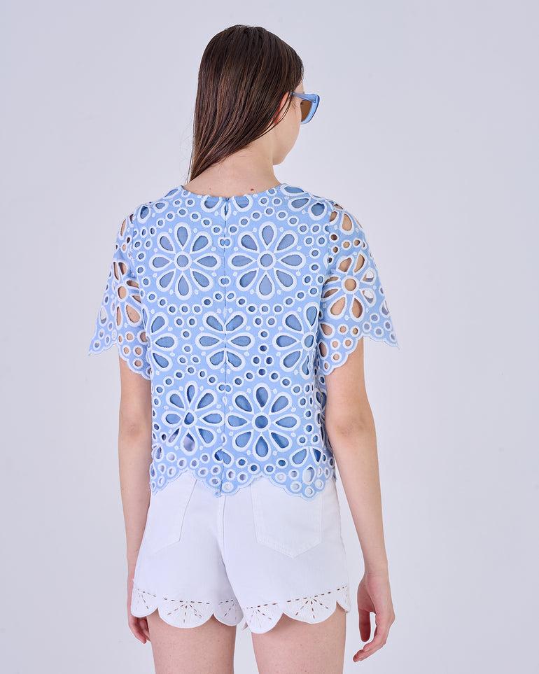 Silvian Heach Blusa traforata a fiori Shopping Online