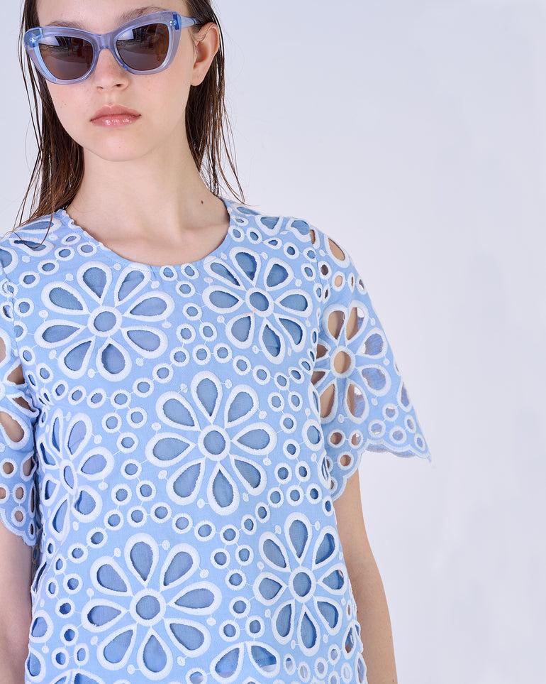 Silvian Heach Blusa traforata a fiori Shopping Online
