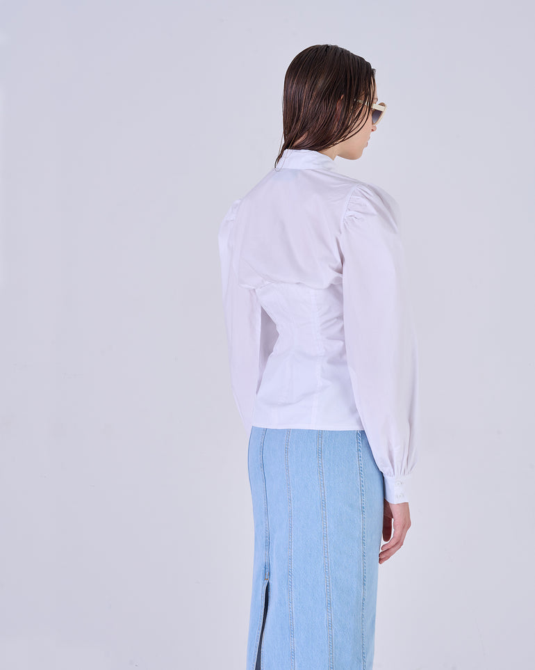 Silvian Heach Camicia con maniche a palloncino Sconto