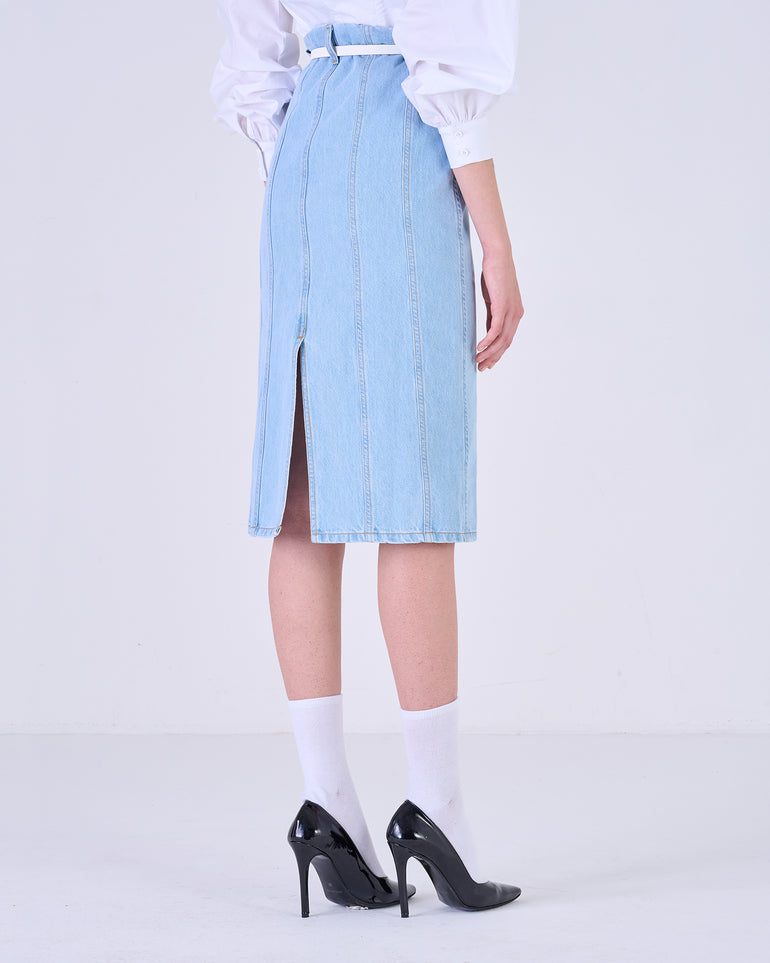 Silvian Heach Longuette in denim Offerta