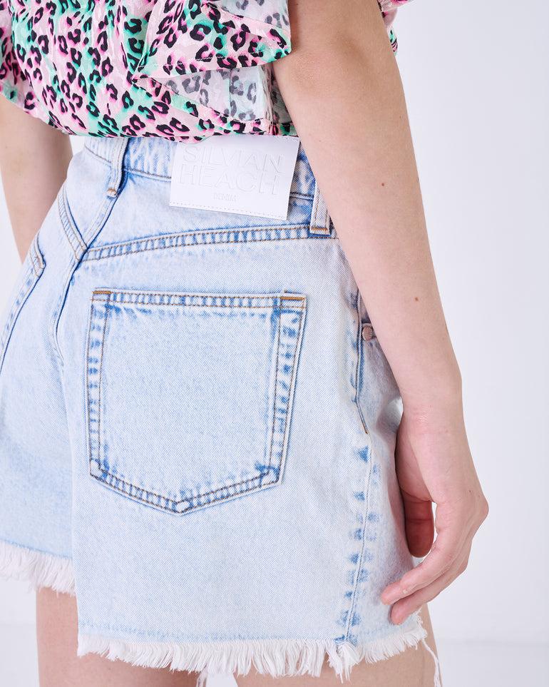 Silvian Heach Shorts in denim Saldi
