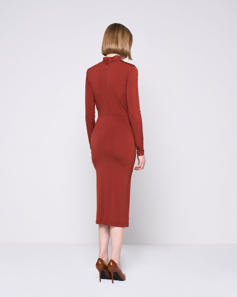 Silvian Heach Abito midi con drappeggio Moda
