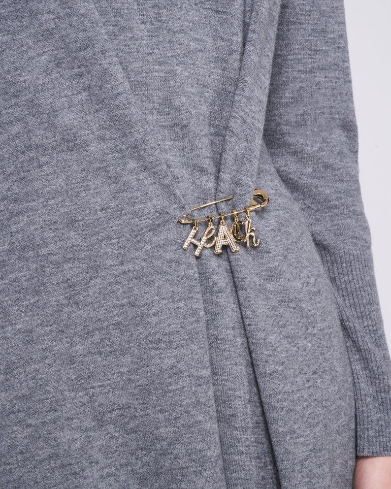 Silvian Heach Abito con spilla Prezzo Ridotto
