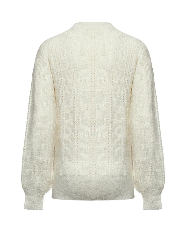 Silvian Heach Maglia lunga traforata Sconto
