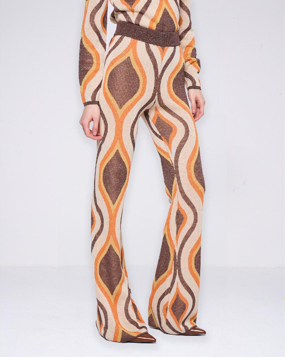 Silvian Heach Pantaloni a fantasia in lurex Online