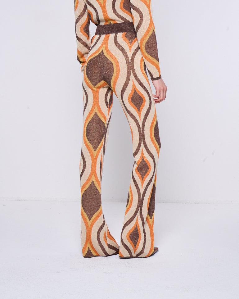 Silvian Heach Pantaloni a fantasia in lurex Online