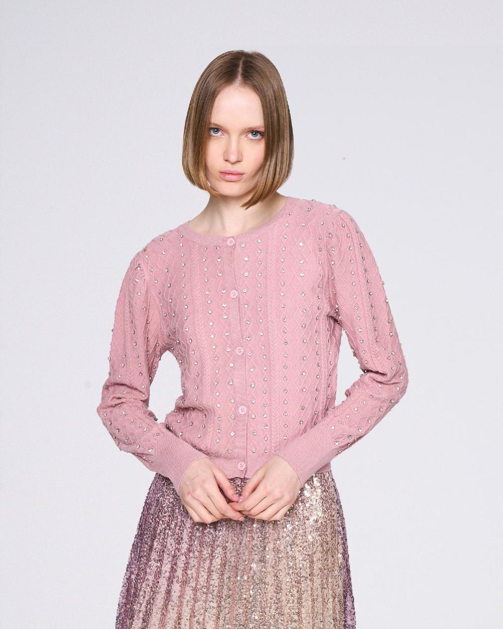 Silvian Heach Cardigan con strass Vendita Calda
