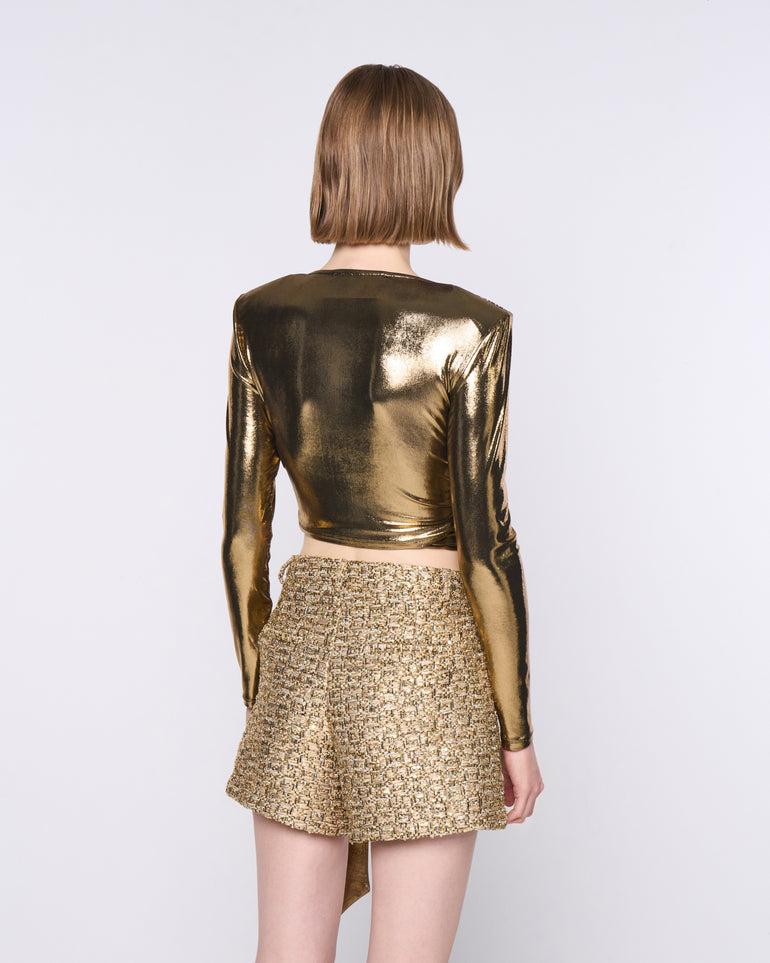 Silvian Heach Maglia crop con fiocco laterale In Saldo