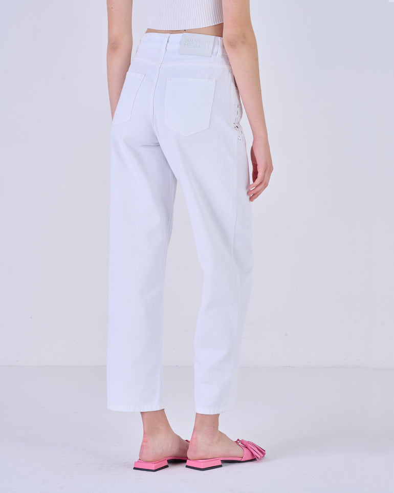 Silvian Heach Jeans con ricami traforati Promozione