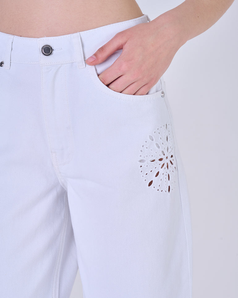 Silvian Heach Jeans con ricami traforati Promozione