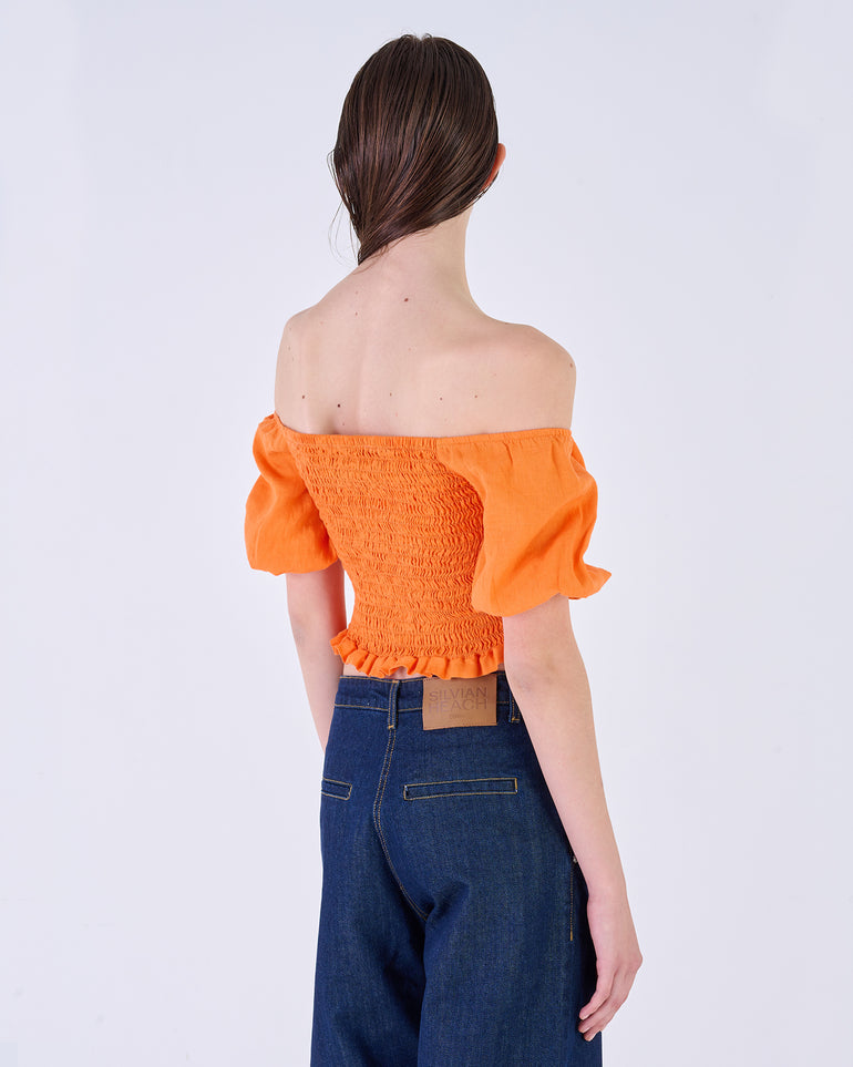 Silvian Heach Top con elastico arricciato Acquista Ora