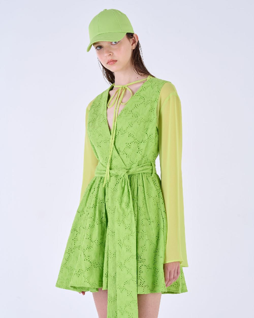 Silvian Heach Abito ad incrocio con dettagli ricamati Shopping Online