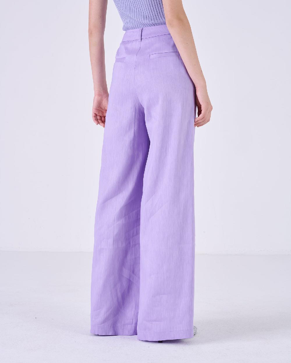Silvian Heach Pantaloni ampi con cintura e passanti Sottocosto