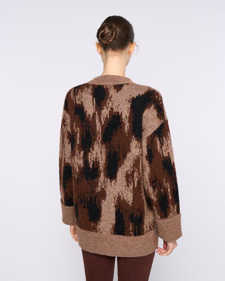 Silvian Heach Maglione oversize a fantasia Sconto