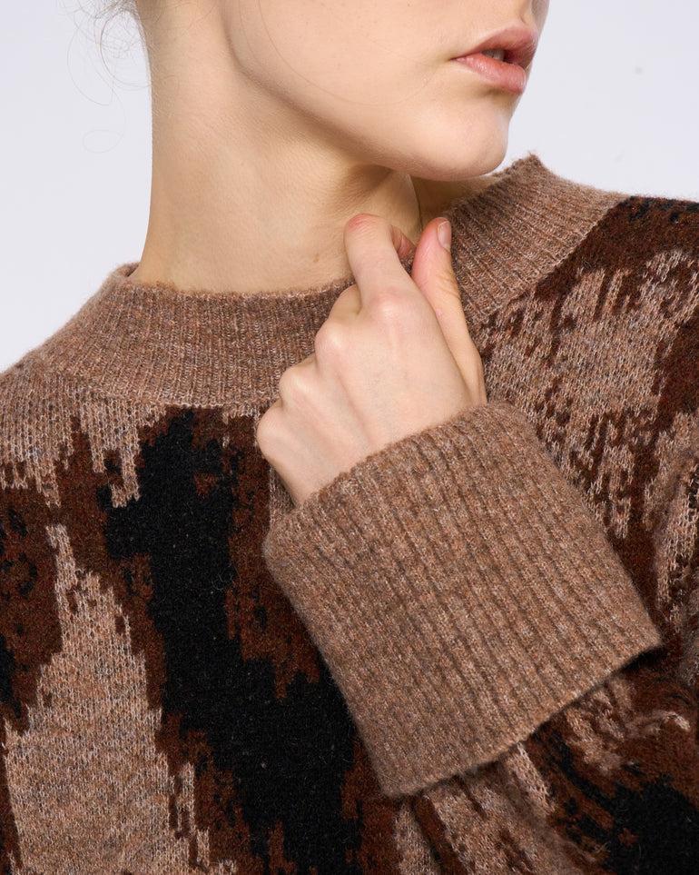 Silvian Heach Maglione oversize a fantasia Sconto