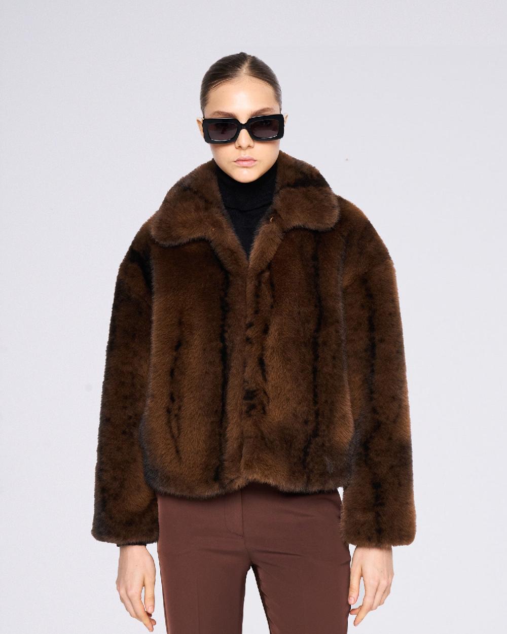 Silvian Heach Pelliccia ecologica corta Moda