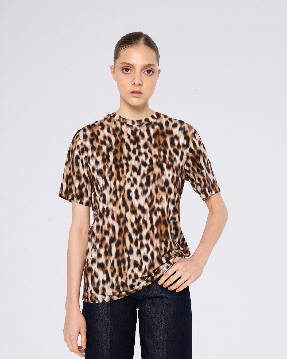 Silvian Heach T-shirt oversize leopardata Shopping Online