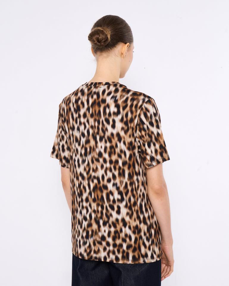 Silvian Heach T-shirt oversize leopardata Shopping Online