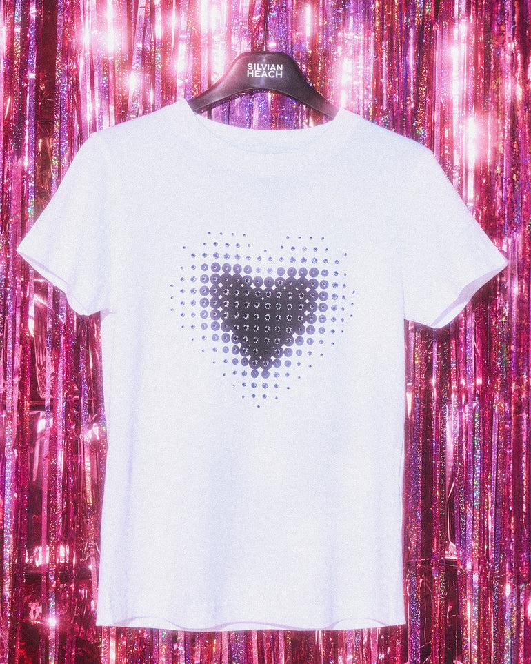 Silvian Heach T-shirt con stampa a cuore Negozio