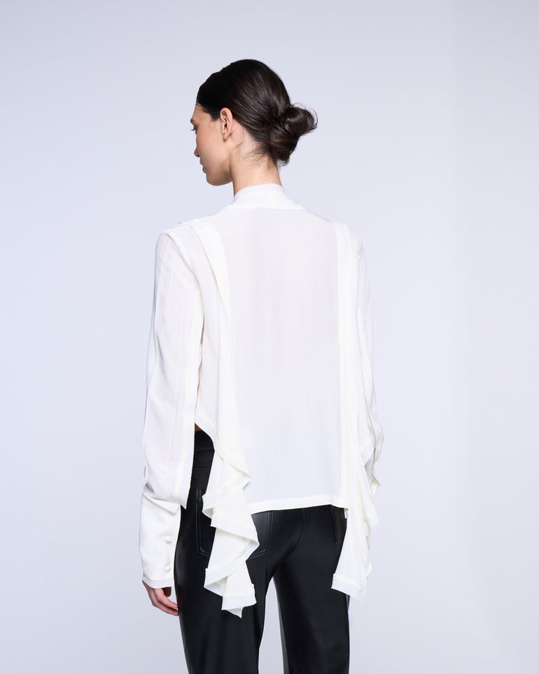 Silvian Heach Blusa con rouches Pezzi Unici