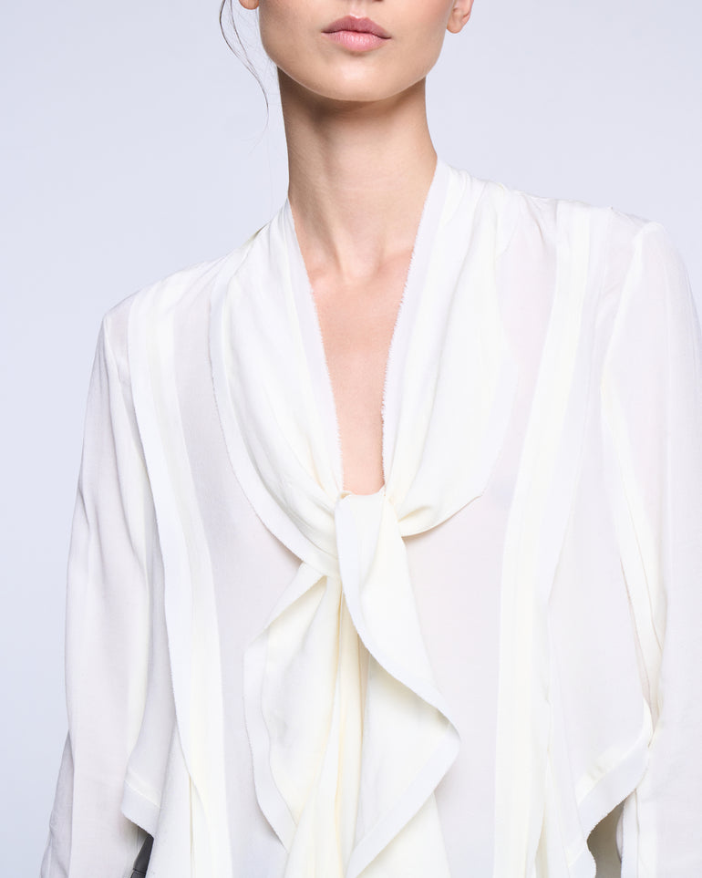Silvian Heach Blusa con rouches Pezzi Unici