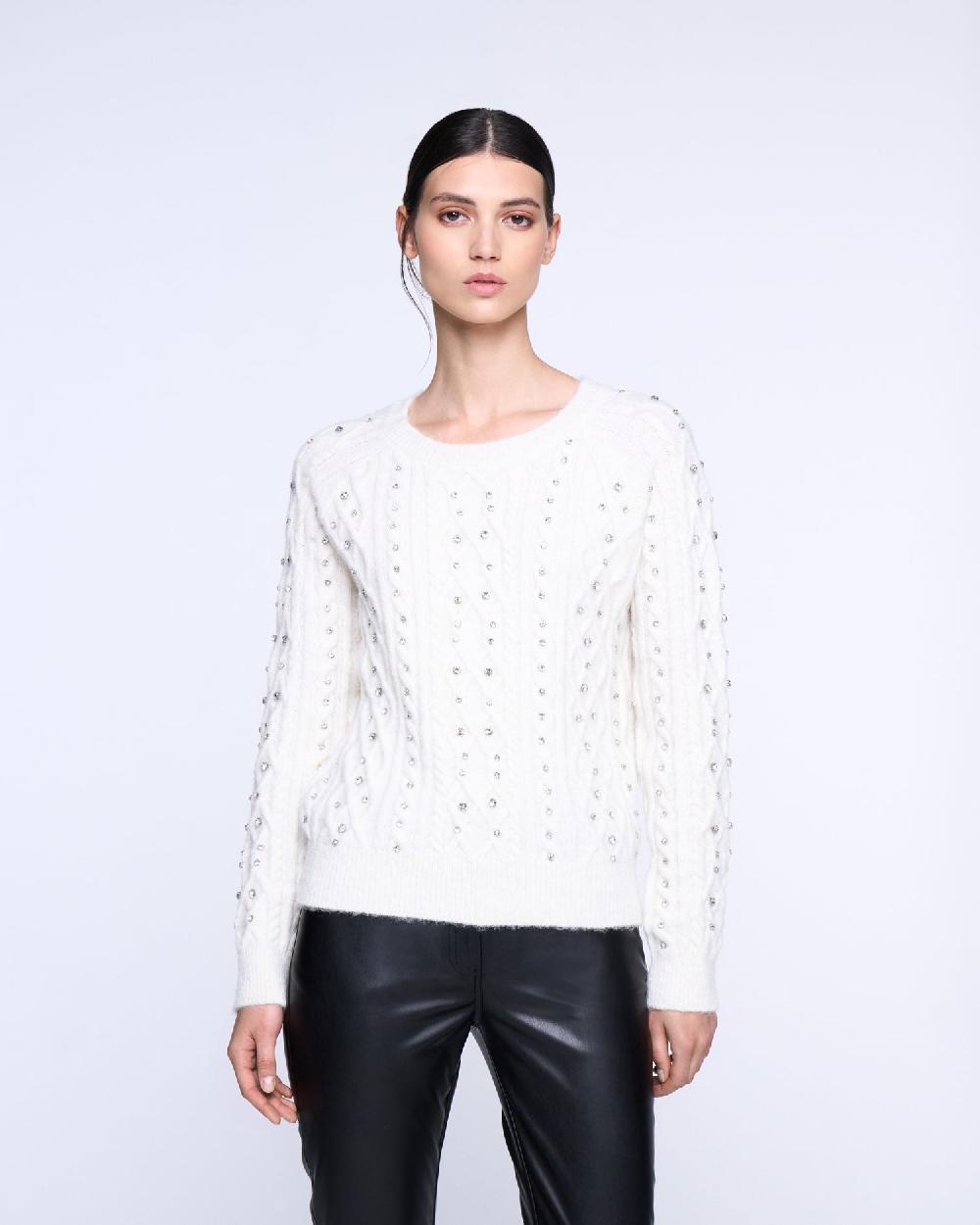 Silvian Heach Maglione con strass Hotsell