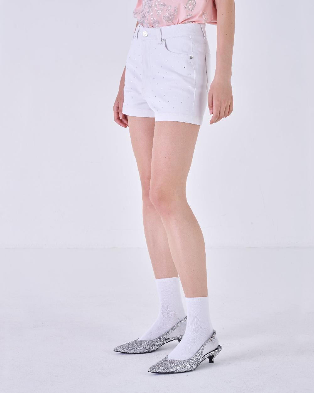 Silvian Heach Shorts con strass Vendite Flash