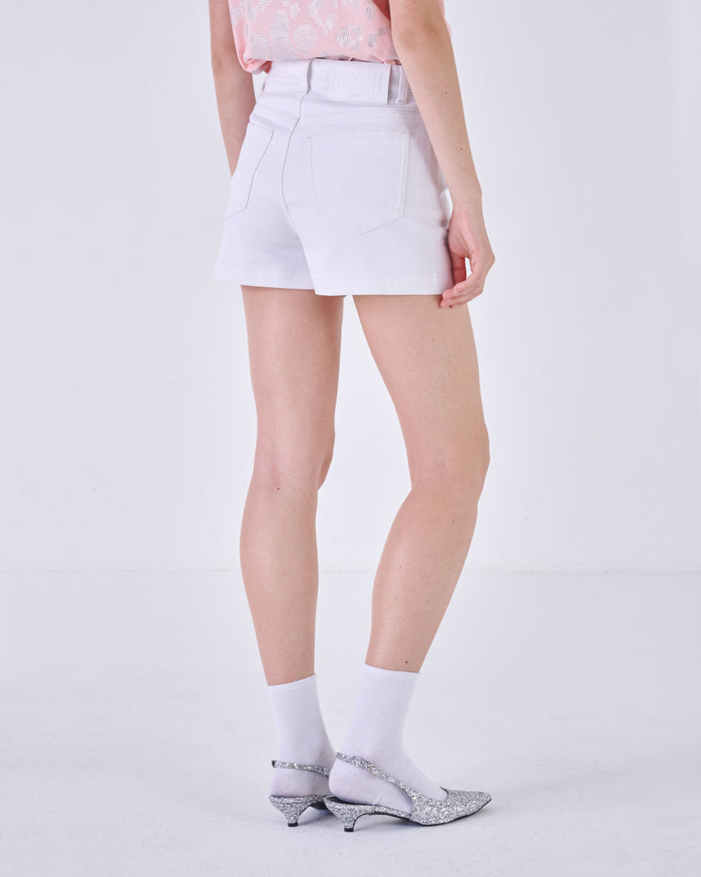 Silvian Heach Shorts con strass Vendite Flash