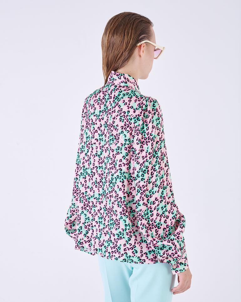 Silvian Heach Blusa leopardata Qualità
