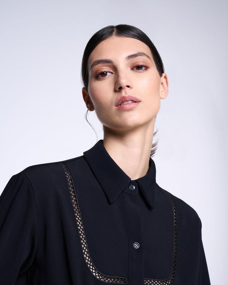 Silvian Heach Camicia con dettagli traforati Acquista Ora