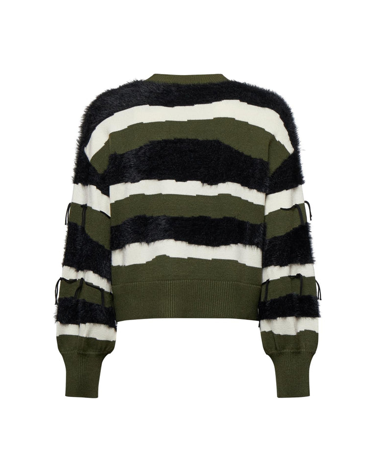 Silvian Heach Maglione multicolor con frange Online