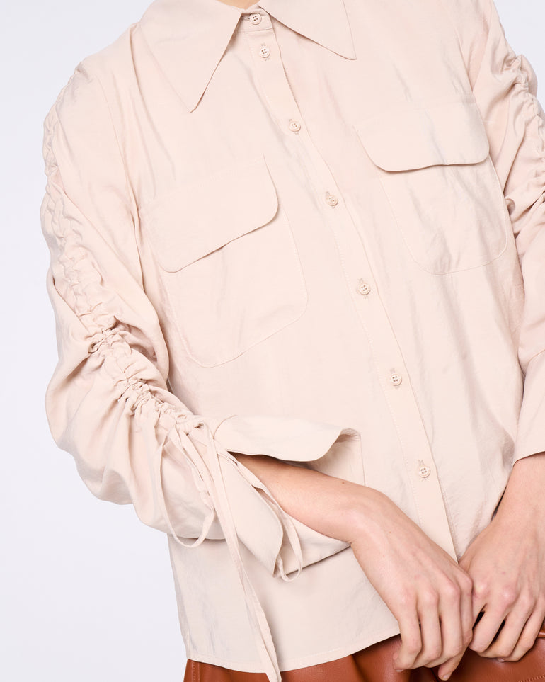 Silvian Heach Camicia con maniche arricciate Italia