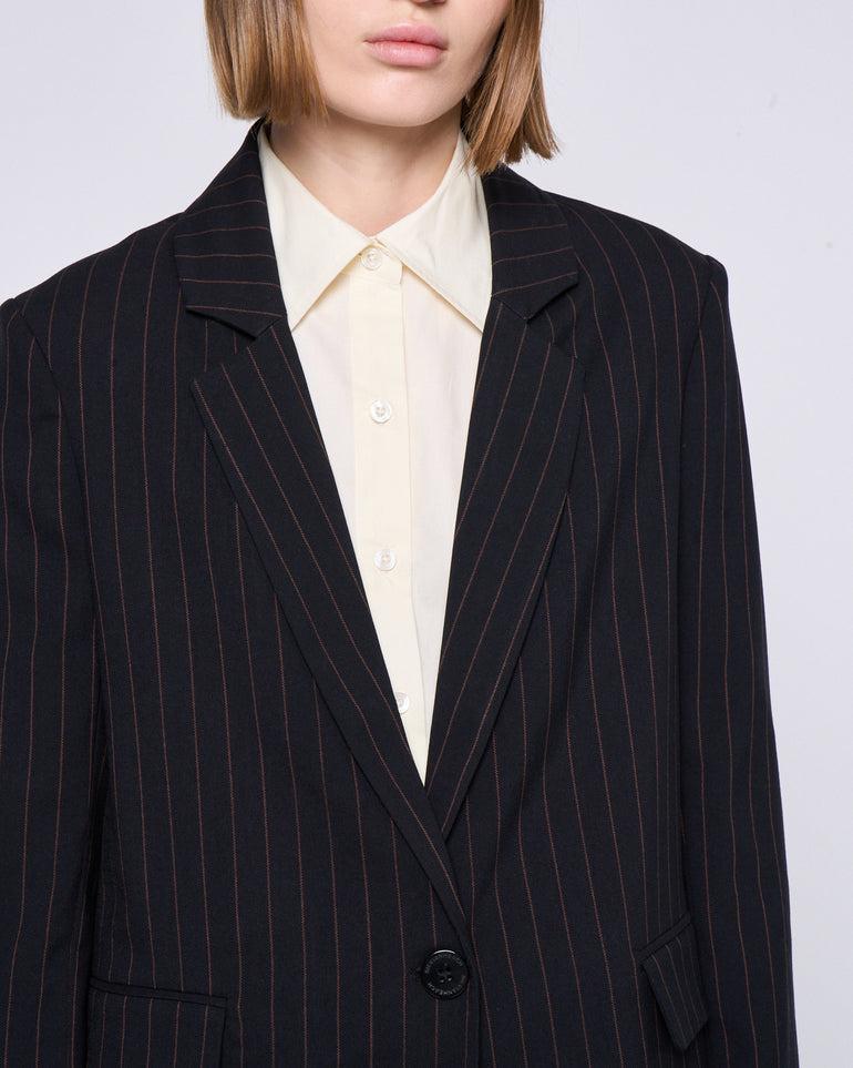 Silvian Heach Blazer monopetto gessato Qualità Garantita