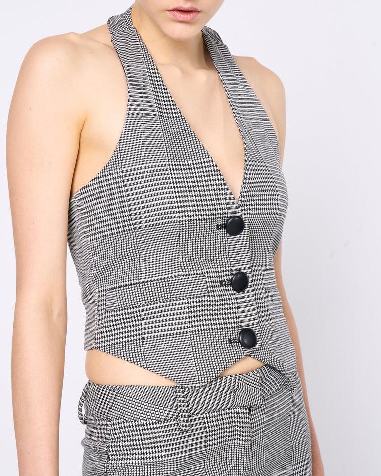 Silvian Heach Gilet a quadri Acquista Ora
