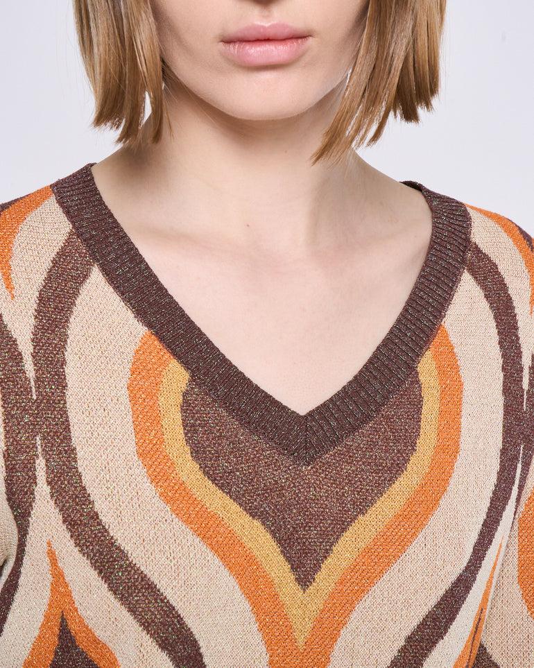 Silvian Heach Maglia a fantasia il lurex Shopping Online