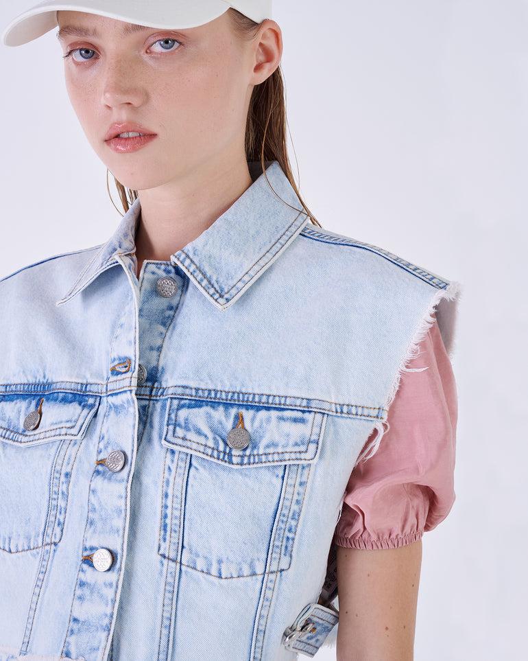 Silvian Heach Gilet in denim Novità