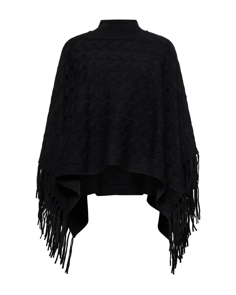 Silvian Heach Poncho in maglia intrecciata Soddisfazione Garantita