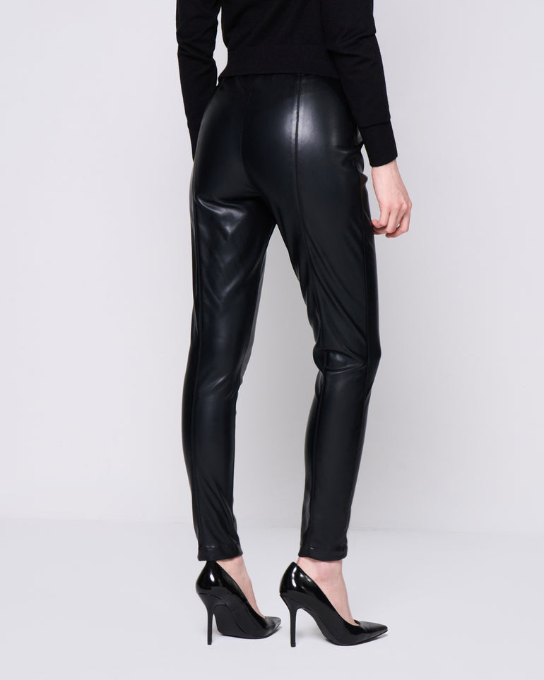 Silvian Heach Leggings in ecopelle Sottocosto