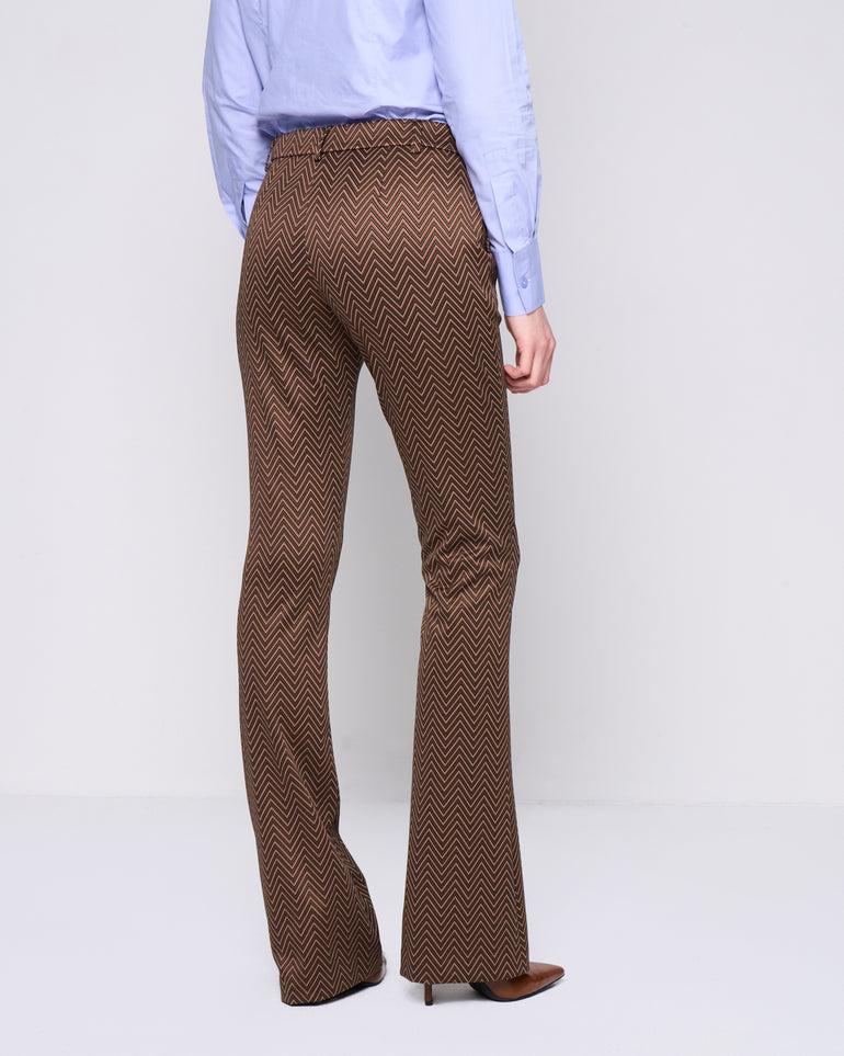 Silvian Heach Pantaloni flare a fantasia Sconto