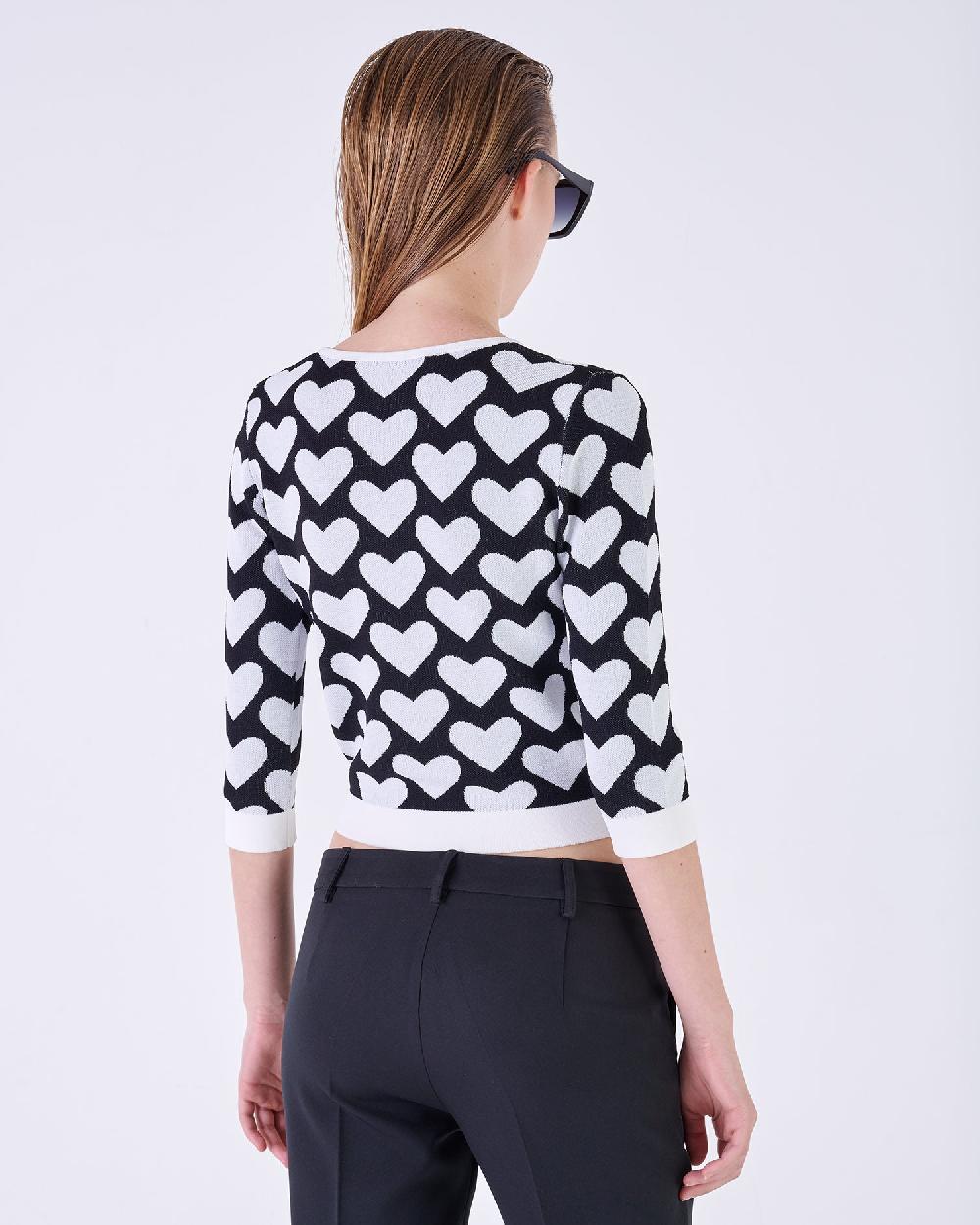 Silvian Heach Maglia crop In Linea
