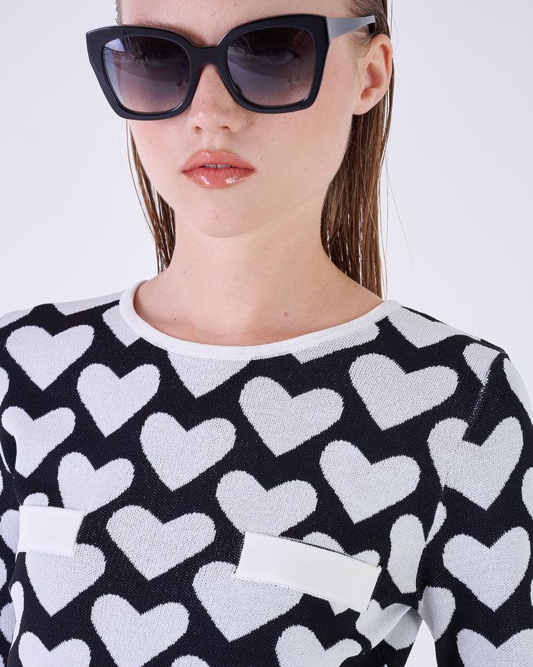 Silvian Heach Maglia crop In Linea