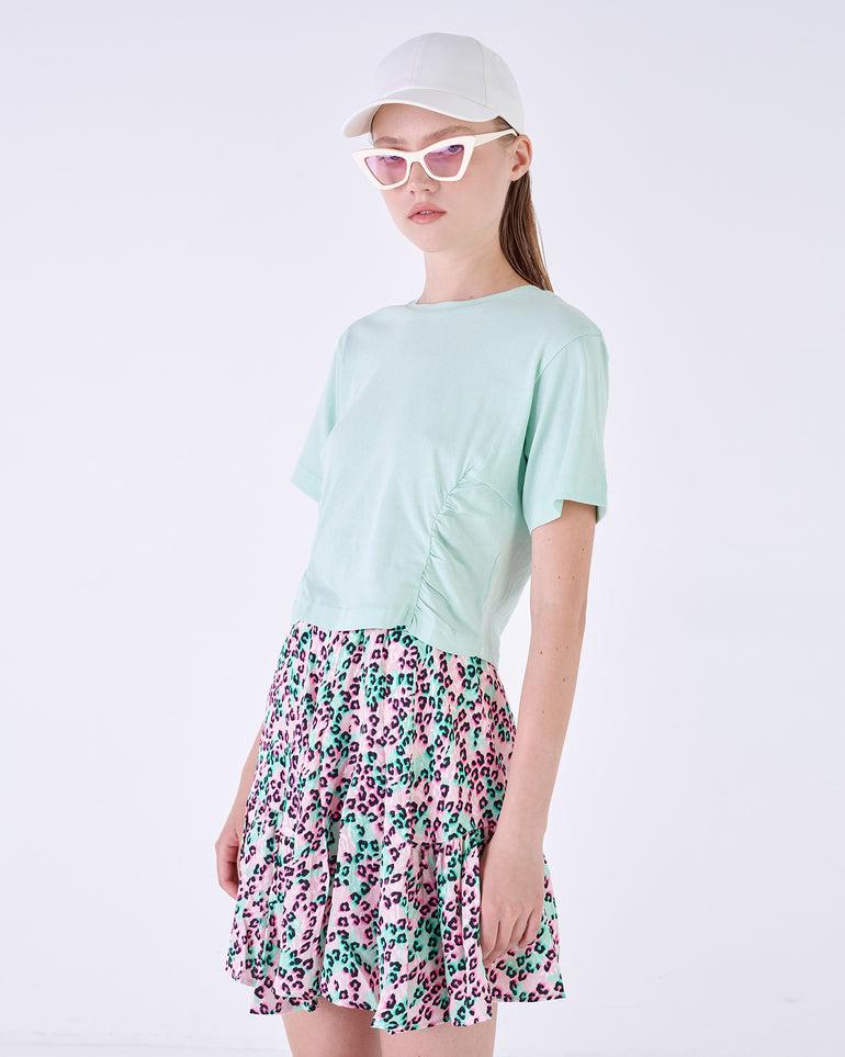 Silvian Heach T-shirt con arricciature Nuova
