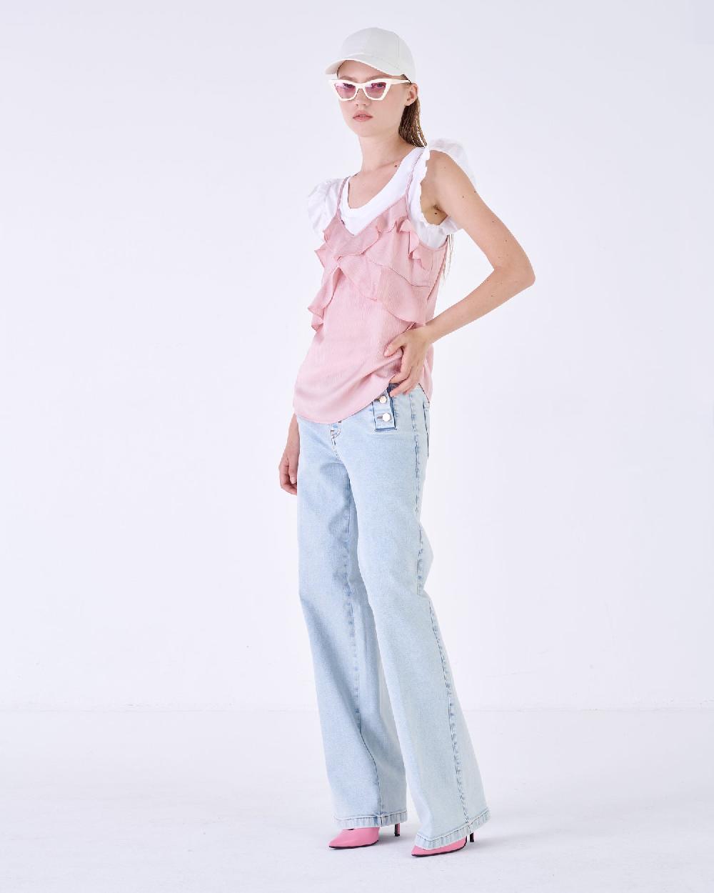 Silvian Heach Canotta con ruches Cyber Monday