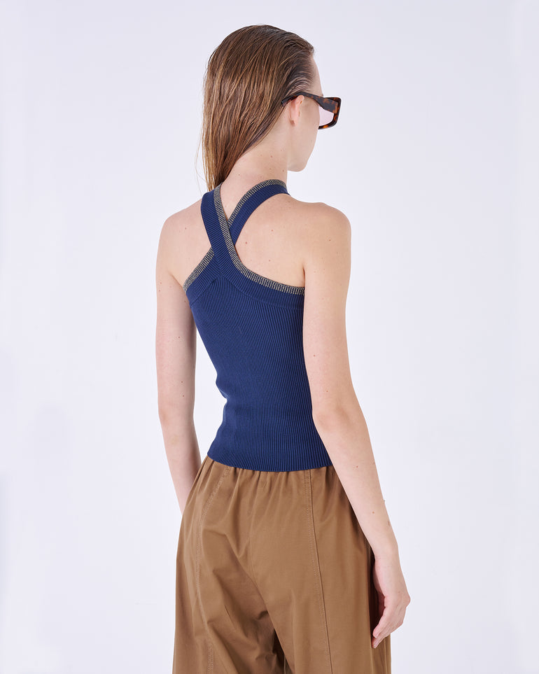 Silvian Heach Top a coste incrociato Latest fashion